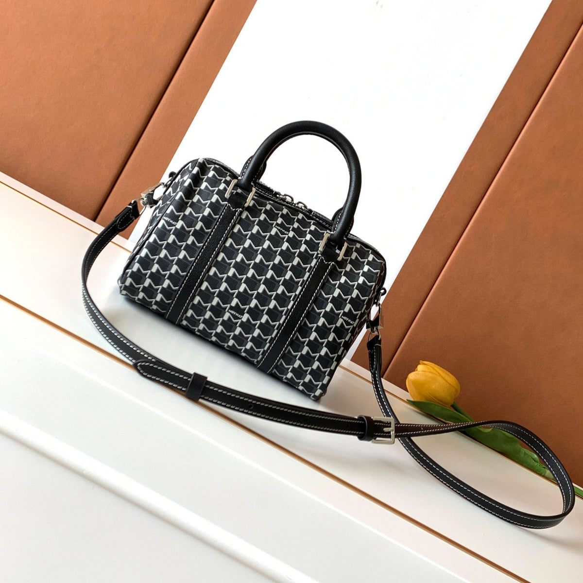 Moynat M Canvas Women's Fashion Classic M-Shaped Cut Adjustable Detachable Shoulder Strap Travel Bag Handbag Shoulder Bag Bags #78756