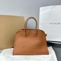 The Row Margaux 15 Brown Leather