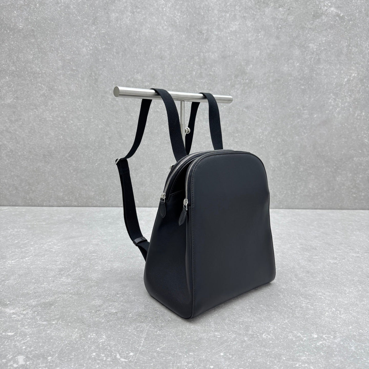 The Row 2025 Harper Backpack 26cm Black Leather