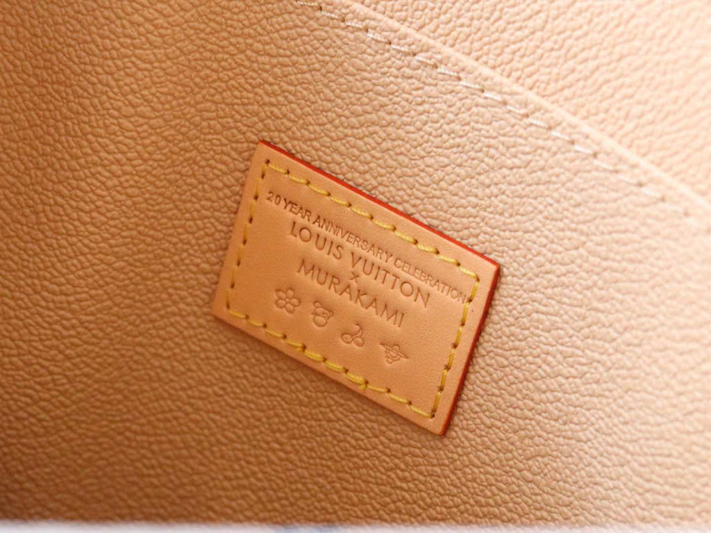 TOILETRY POUCH 25 IN WHITE MIX COLORFUL CALFSKIN